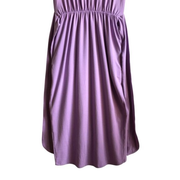 Smash + Tess Rebecca Wrap Style Dress Small Lovely Lavender Midi NWT - Picture 11 of 14